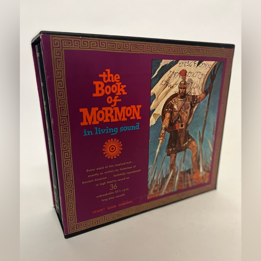 The Book of Mormon in Living Sound Box Vintage Record Set